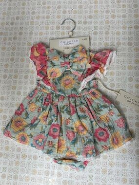 chick pea Floral Ruffle One-Piece